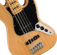 Load image into Gallery viewer, Squier Classic Vibe '70s Jazz Bass® V, Maple Fingerboard, Natural