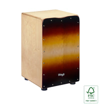 Load image into Gallery viewer, Stagg CAJ-50M-SB Birch Cajón - Sunburst