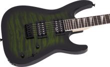 Load image into Gallery viewer, Jackson JS Series Dinky Arch Top JS32Q DKA HT, Amaranth Fingerboard, Transparent Green Burst
