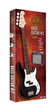 Load image into Gallery viewer, SX 4/4 Bass Guitar Pack - Black