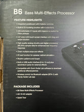 Load image into Gallery viewer, ZOOM B6 BASS MULTI EFFECTS PROCESSOR (Pre-Owned)