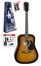 Load image into Gallery viewer, Redding RED50PKTS Dreadnought Acoustic Guitar Pack - Tobacco Sunburst