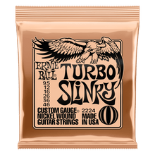 Load image into Gallery viewer, Ernie Ball Turbo Slinky Nickel Wound Electric Guitar Strings 9.5-46 Gauge