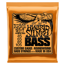 Load image into Gallery viewer, Ernie Ball Hybrid Slinky Nickel Wound Electric Bass Strings 45-105 Gauge