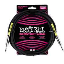Load image into Gallery viewer, Ernie Ball Classic Instrument Cable Straight/Straight 10ft - Black