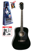 Load image into Gallery viewer, Redding RED50PKBK Dreadnought Acoustic Guitar Pack - Black