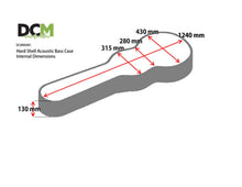 Load image into Gallery viewer, DCM WAB1 Acoustic Bass Wood Case