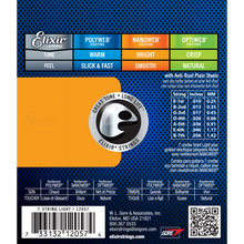 Load image into Gallery viewer, Elixir 12057 Nanoweb Electric 7 String Light 10-56