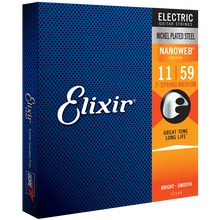 Load image into Gallery viewer, Elixir 12106 Nanoweb Electric 7 String Medium 11-59