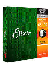 Load image into Gallery viewer, Elixir 14502 Nanoweb Acoustic tic Bass LIGH T 45-100
