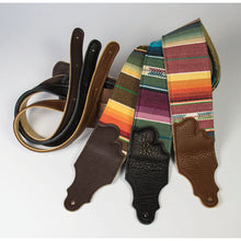Load image into Gallery viewer, Franklin 3" Saddle Blanket Strap with Black Glove Leather Ends