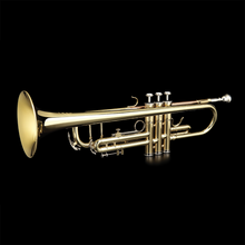 Load image into Gallery viewer, Grassi GRTR210 Trumpet Bb Gold Lacquer