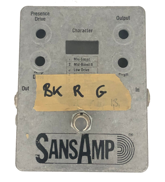 The SansAmp, the catalyst for modern amp modeling