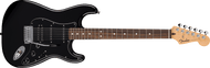 Fender Standard Stratocaster HSS, Laurel Fingerboard, Black Pickguard, Black