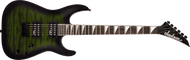 Jackson JS Series Dinky Arch Top JS32Q DKA HT, Amaranth Fingerboard, Transparent Green Burst