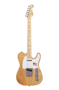 SX Electric Guitar Ash Telecaster Natural Satin