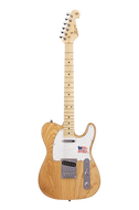 SX Electric Guitar Ash Telecaster Natural Satin