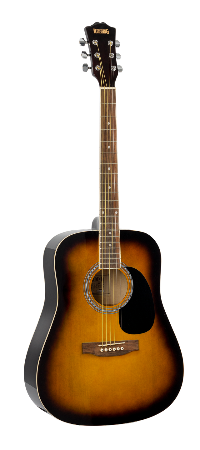 Redding RED50TS Dreadnought Acoustic Guitar - Tobacco Sunburst