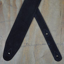 Load image into Gallery viewer, Black Double Suede Guitar Strap
