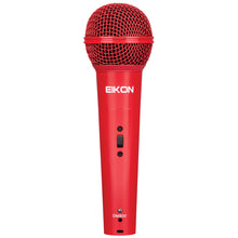 Load image into Gallery viewer, Eikon Vocal Dynamic Red Microphone with Cable
