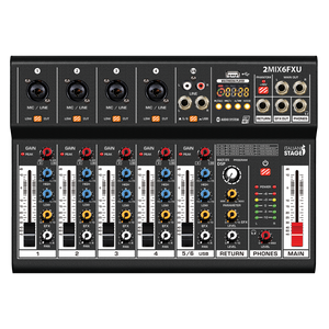Italian Stage 2MIX6FXU 6-Channel Stereo Mixer