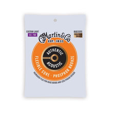 Load image into Gallery viewer, Martin Custom Light Phospher Bronze Flexible Acoustic Guitar Strings 11-52
