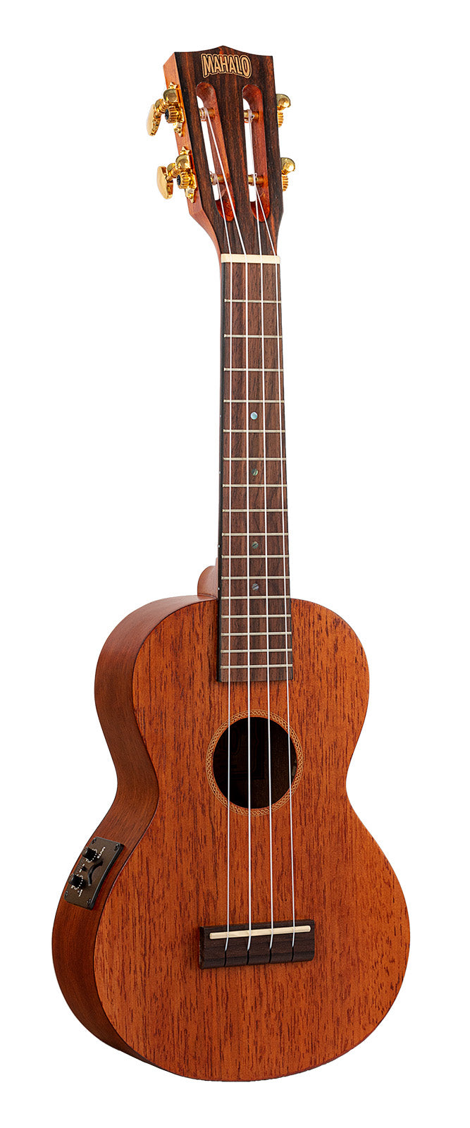 Mahalo Java Series AC/EL MJ2VTTBR Concert Ukulele - Transparent Brown