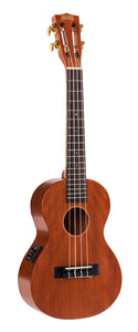 Mahalo Java Series AC/EL MJ3VTTBR Tenor Ukulele - Transparent Brown