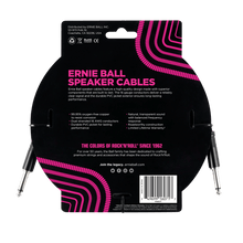 Load image into Gallery viewer, Ernie Ball Classic Speaker Cable Straight/Straight 3ft - Black
