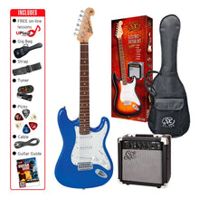 Load image into Gallery viewer, SX 4/4 Electric Guitar Pack - Electric Blue
