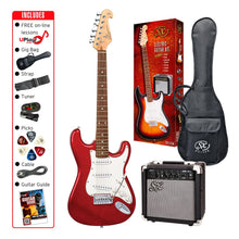 Load image into Gallery viewer, SX 4/4 Electric Guitar Pack - Candy Apple Red
