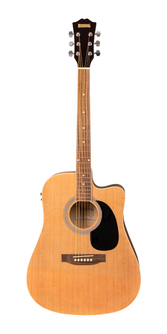 Redding RED50CE Dreadnought Cutaway Electric/Acoustic- Natural Gloss