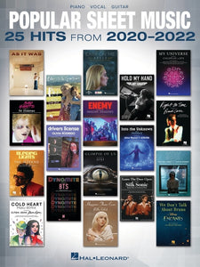 Popular Sheet Music 2020 - 2022 - PVG