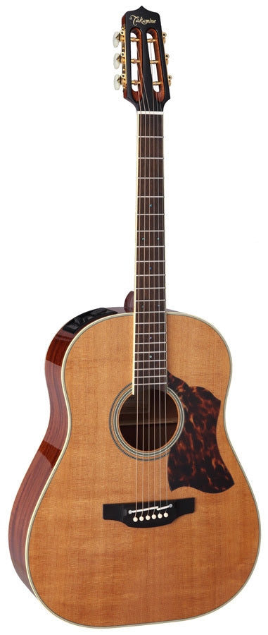 Takamine Thermal Top Series Round Shoulder AC/EL Guitar in Natural Gloss FinishTCRNTS1
