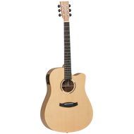 Tanglewood TDBTDCEHR Discovery Exotic Dreadnought C/E Hawaiian Rainwood