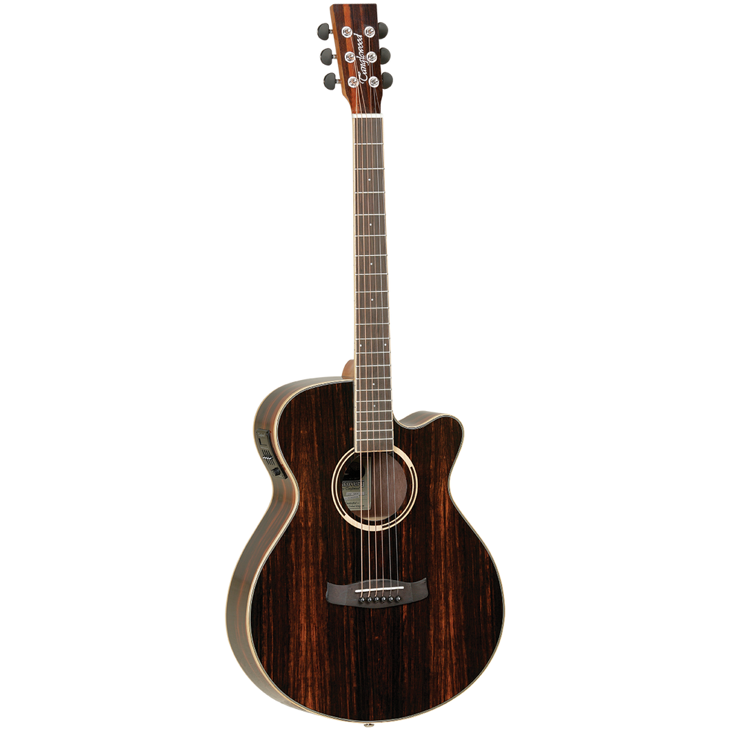 Tanglewood TDBTSFCEAEB Discovery Exotic Superfolk C/E All Ebony