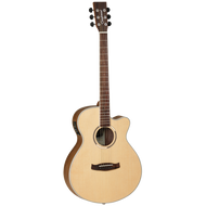 Tanglewood TDBTSFCEBW Discovery Exotic Superfolk C/E Black Walnut