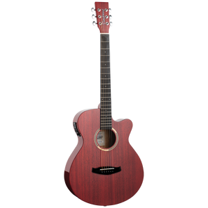 Tanglewood TDBTSFCETRG Discovery Super Folk C/E Transparent Red Gloss