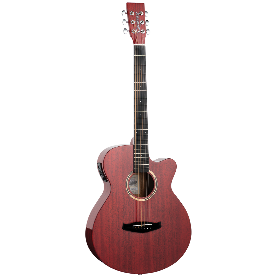 Tanglewood TDBTSFCETRG Discovery Super Folk C/E Transparent Red Gloss