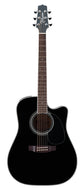 Takamine Legacy Series Dreadnought AC/EL Guitar with Cutaway in Black Gloss FinishTEF341SC