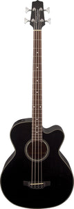 Takamine GB30 Series AC/EL Bass Guitar with Cutaway in Black Gloss Finish  TGB30CEBLK