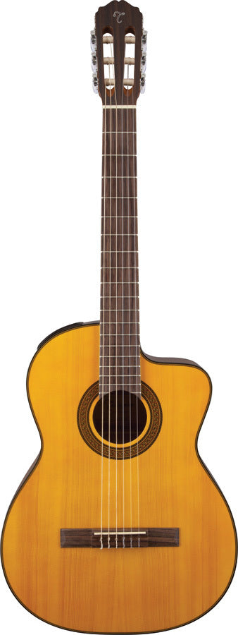 Takamine GC3 Series AC/EL Classical Guitar with Cutaway in Natural Gloss Finish  TGC3CENAT
