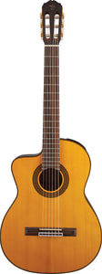 Takamine GC5 Series Left Handed AC/EL Classical Guitar with Cutaway  in Natural Gloss Finish  TGC5CENATLH