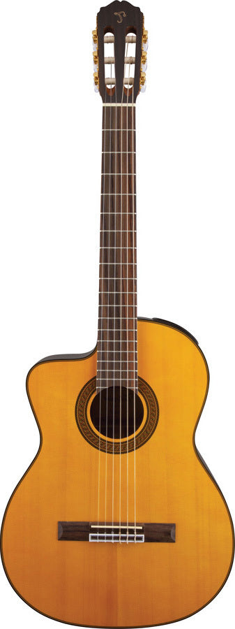 Takamine GC5 Series Left Handed AC/EL Classical Guitar with Cutaway  in Natural Gloss Finish  TGC5CENATLH