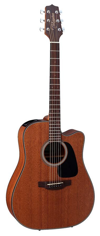 Takamine G11 Series Dreadnought AC/EL Guitar with Cutaway in Natural Satin Finish TGD11MCENS