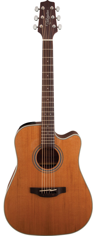Takamine G20 Series Dreadnought AC/EL Guitar with Cutaway in Natural Satin Finish TGD20CENS