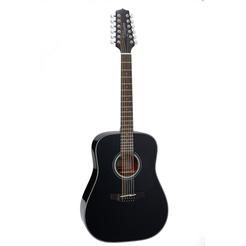 Takamine G30 Series 12 String Dreadnought Acoustic Guitar in Black Gloss Finish TGD3012BLK