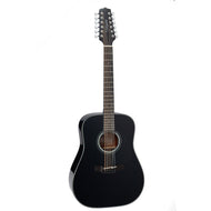 Takamine G30 Series 12 String Dreadnought Acoustic Guitar in Black Gloss Finish TGD3012BLK