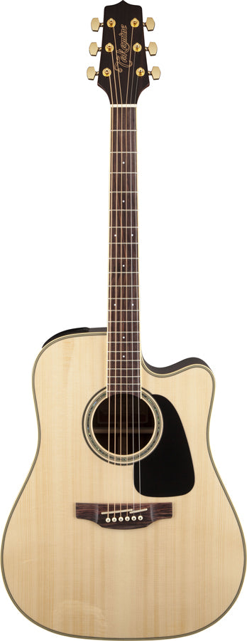 Takamine G50 Series Dreadnought AC/EL Guitar with Cutaway in Natural Gloss Finish TGD51CENAT