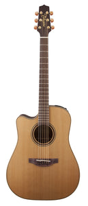 Takamine Pro Series 3 Left Handed Dreadnought AC/EL Guitar with Cutaway in Natural Satin FinishTP3DCLH